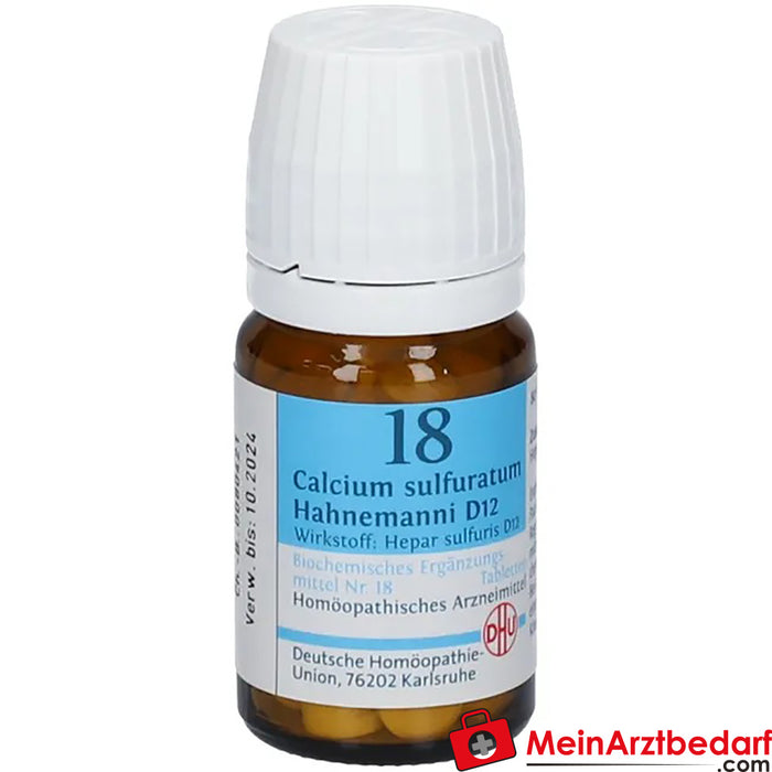DHU Biochemistry 18 Calcium sulfuratum D12