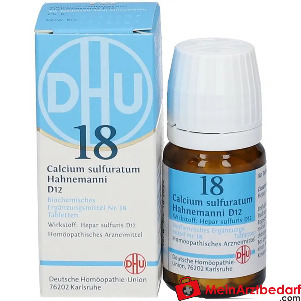 DHU Biochemie 18 Calcium sulfuratum D12.