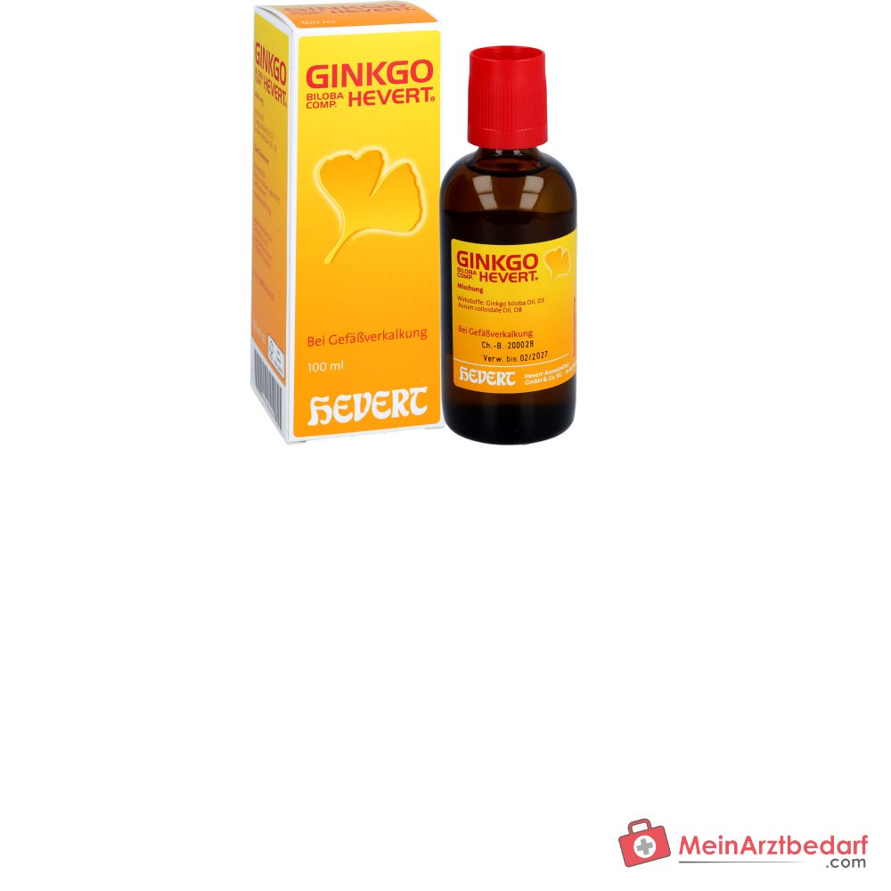 Hevert Ginkgo biloba comp. Gotas, 100 ml