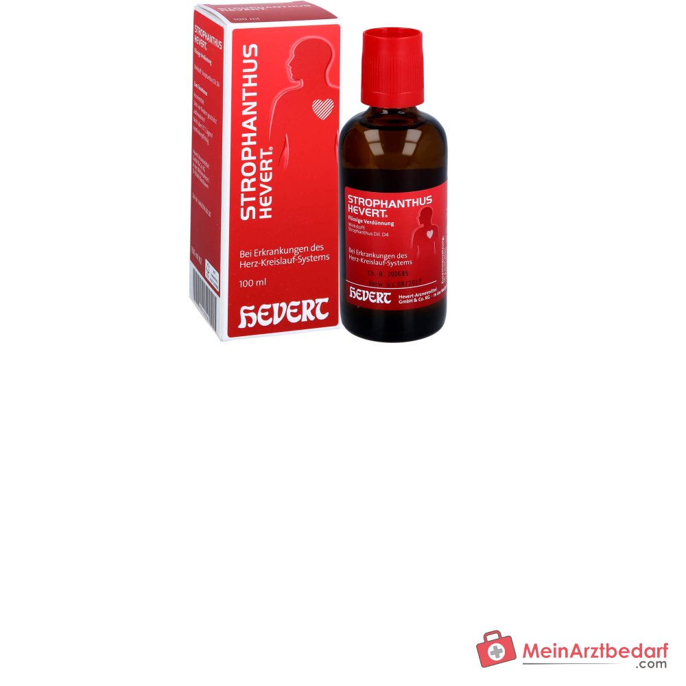 Hevert Strophanthus gratus D4 gouttes, 100 ml