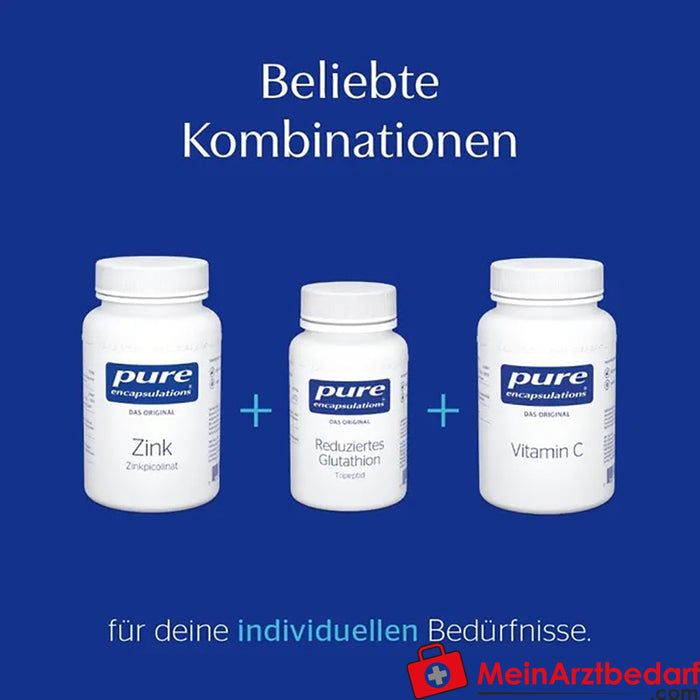 Pure Encapsulations® gereduceerd glutathion, 60 stuks.