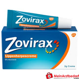 Zovirax Lippenherpescreme mit Aciclovir.