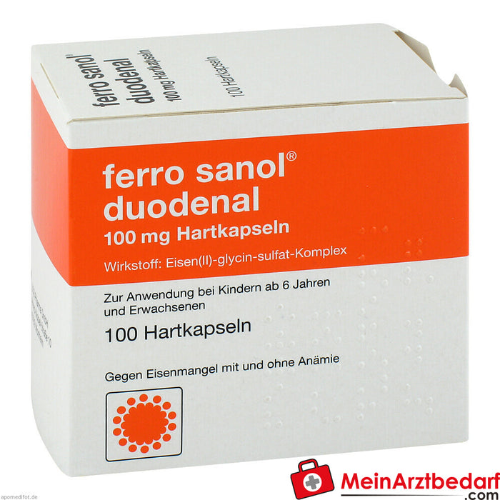ferro sanol® duodenal 100mg gélules dures