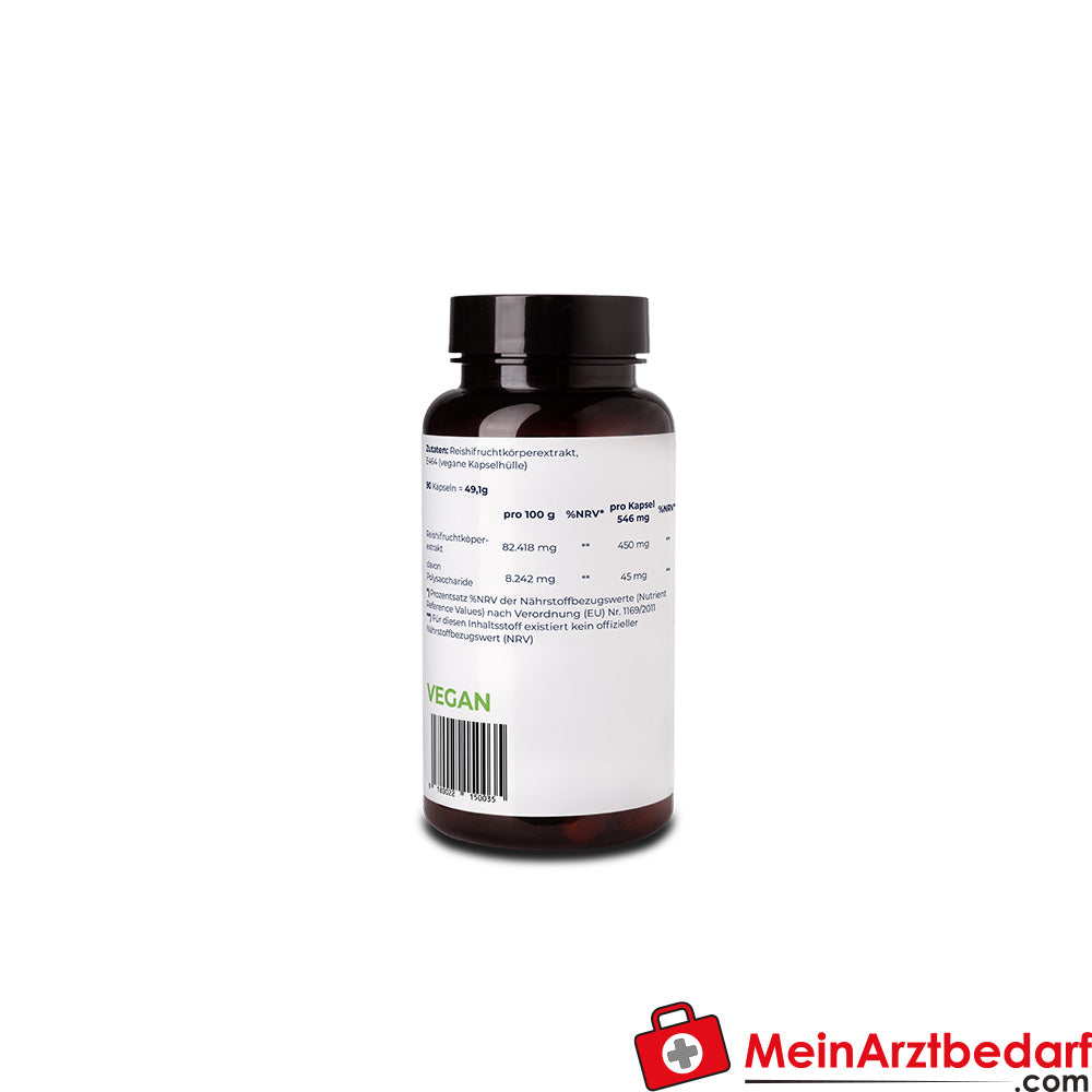 Good Day Sunshine Reishi Vitalpilz Extrakt Kapseln – Unterstützend bei Stress und täglicher Belastung (90 Stück)