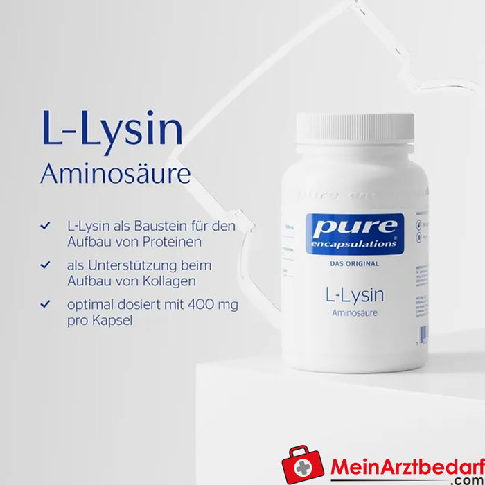 Pure Encapsulations® L-lysine, 90 pcs.