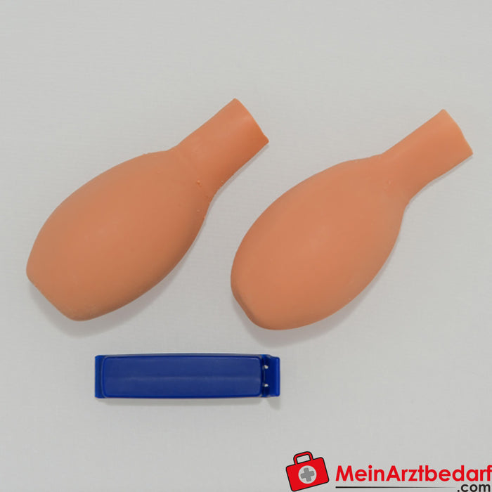 Erler Zimmer Replacement bladders (2) and clip for bladder puncture trainer
