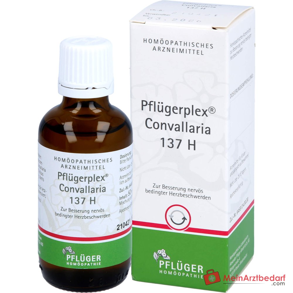 Pflügerplex Convallaria 137 H druppels homeopathisch geneesmiddel met Convallaria majalis D3