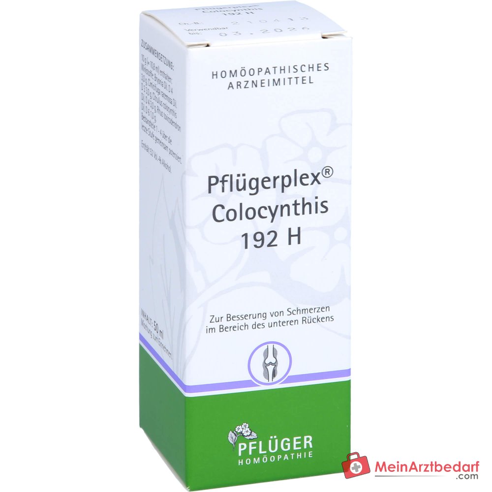 Pflügerplex Colocynthis 192 H Colocynthis D4 homöopathische Tropfen