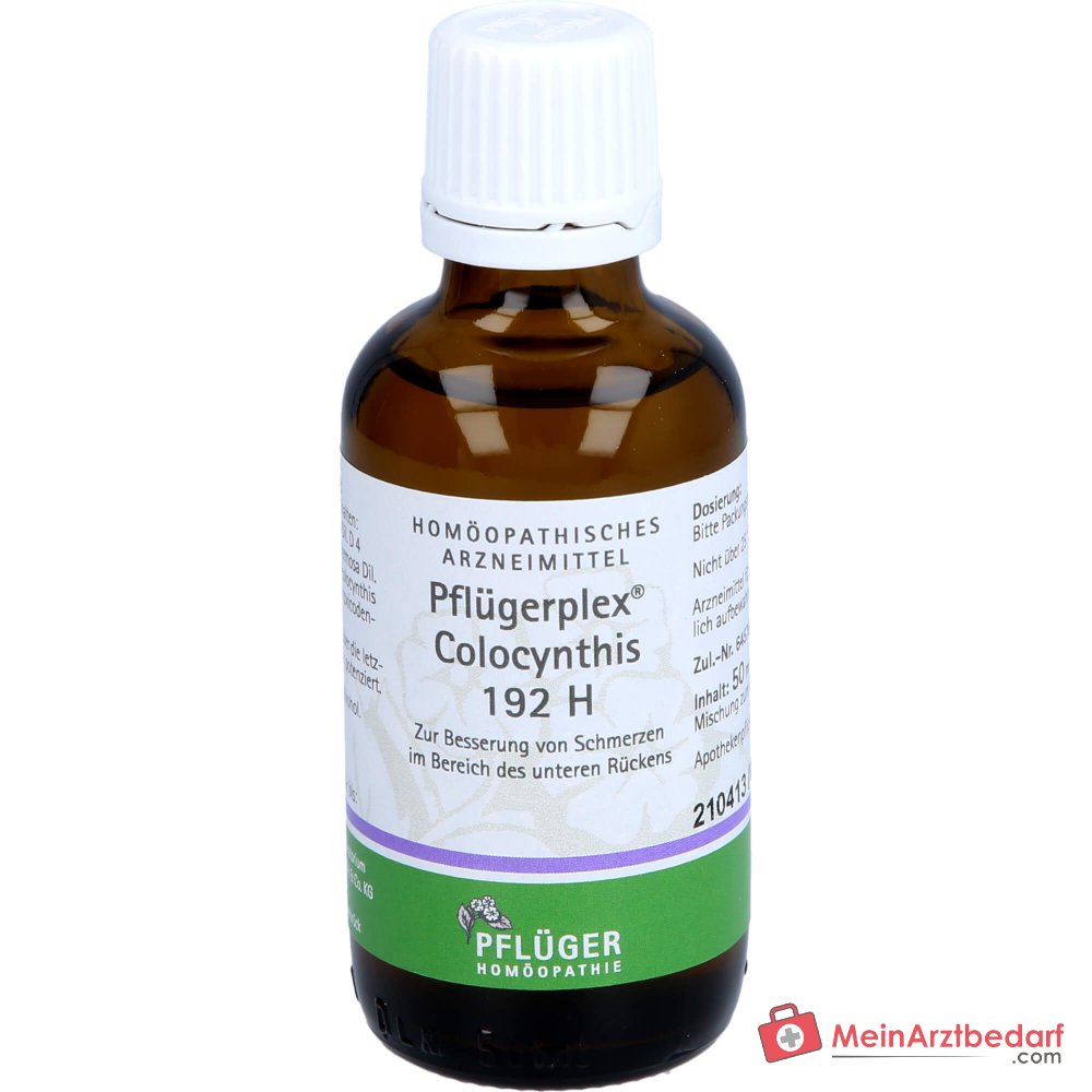 Pflügerplex Colocynthis 192 H Colocynthis D4 homöopathische Tropfen
