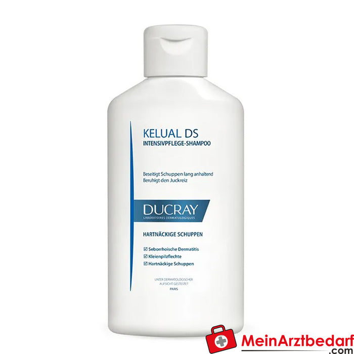 DUCRAY KELUAL DS 洗发水 - 去屑洗发水，适用于顽固性头皮屑、脂溢性皮炎和小真菌感染。