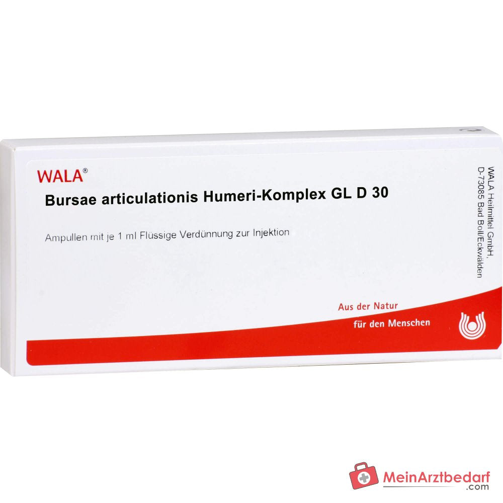 Ampoules WALA Bursae articulationis humeri-Komplex Gl D30, 10 x 1 ml