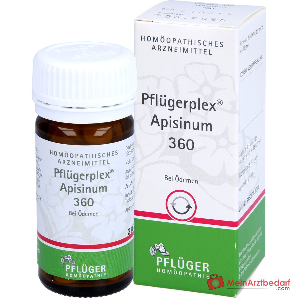 Pflügerplex Apisinum 360 Apisinum / Apocynum cannabinum / Crataegus / Liatris spicata / Prunus spinosa / Strophanthus gratus Tabletten, 100 St.