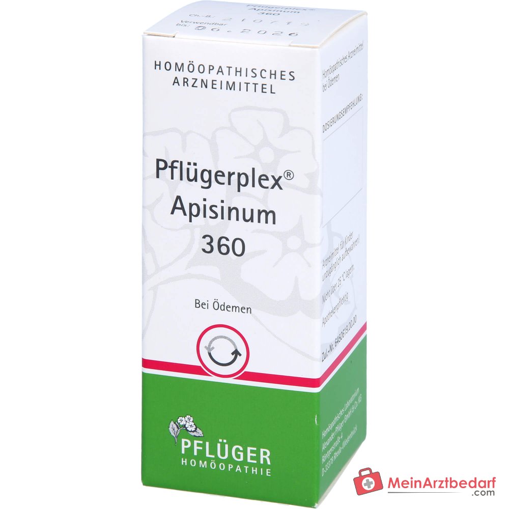 Pflügerplex Apisinum 360 Apisinum / Apocynum cannabinum / Crataegus / Liatris spicata / Prunus spinosa / Strophanthus gratus Comprimés, 100 pièces.