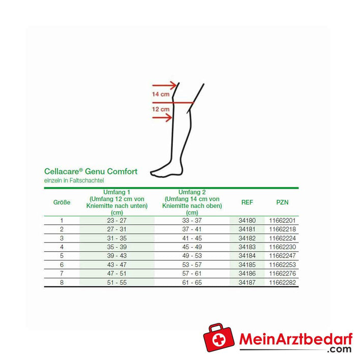 Apoio ativo L&R Cellacare® Genu Comfort para a articulação do joelho