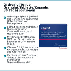 Orthomol Tendo Granulat/Tablette/Kapseln, 30 Tagesportionen.