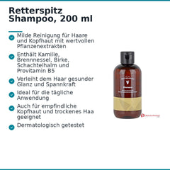 Retterspitz Shampoo, 200 ml.