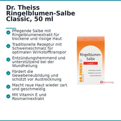 Dr. Theiss Ringelblumen-Salbe Classic Calendula Officinalis Salbe, 50 ml.