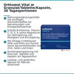 Orthomol Vital m Granulat/Tablette/Kapseln, 30 Tagesportionen.