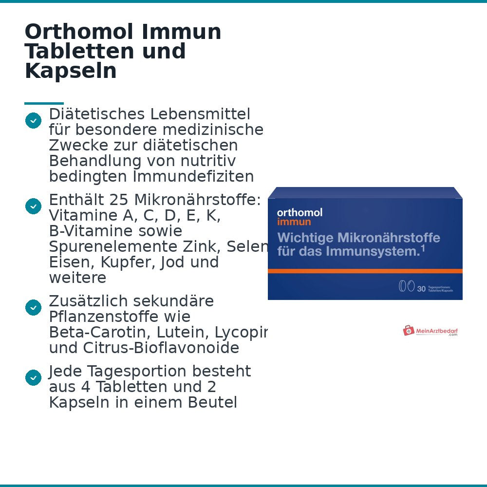 Orthomol Immun, 30 Tagesportionen.