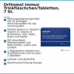Orthomol Immun Trinkfläschchen/Tabletten, 7 St..