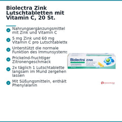 HERMES IXXILON Zink / Vitamin C Lutschtabletten, 39 g.