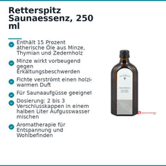 Retterspitz Saunaessenz, 250 ml.