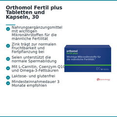 Orthomol Fertil plus Tabletten und Kapseln, 30 Tagesportionen.