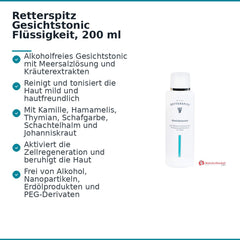 Retterspitz Gesichtstonic Flüssigkeit, 200 ml.