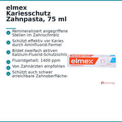 elmex Kariesschutz Aminfluorid Zahnpasta, 75 ml.