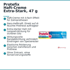 Protefix Haft-Creme Extra-Stark, 47 g.