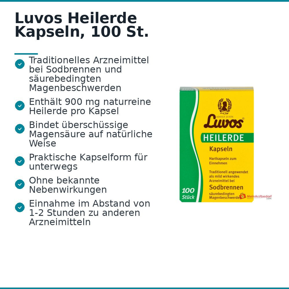 Luvos Heilerde Hartkapseln, 100 St..