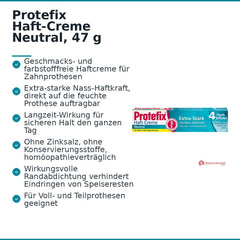 Protefix Haft-Creme Neutral, 47 g.