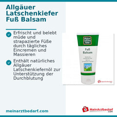 Allgäuer Latschenkiefer Fuß Balsam Latschenkiefernöl Balsam, 200 ml.