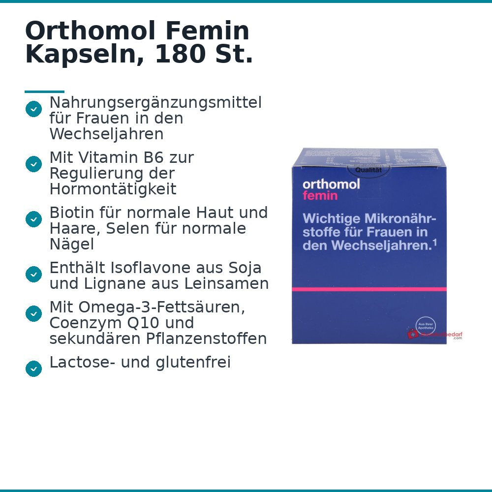 Orthomol Femin Kapseln, 180 St..