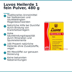 Luvos Heilerde 1 fein Heilerde Pulver, 480 g.