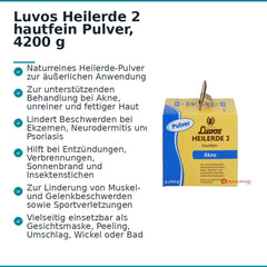 Luvos Heilerde 2 hautfein Pulver zur äußerlichen Anwendung, 4200 g.