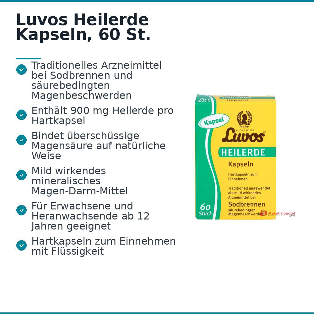 Luvos Heilerde Kapseln Hartkapseln, 60 St..