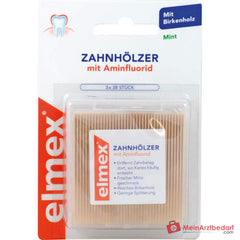 elmex Zahnhölzer Aminfluorid Interdentalpflege, 3x38 St..