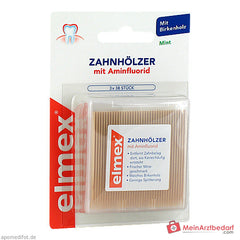 elmex Zahnhölzer Aminfluorid Interdentalpflege, 3x38 St..