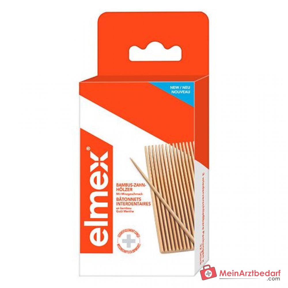 elmex Zahnhölzer Aminfluorid Interdentalpflege, 3x38 St..