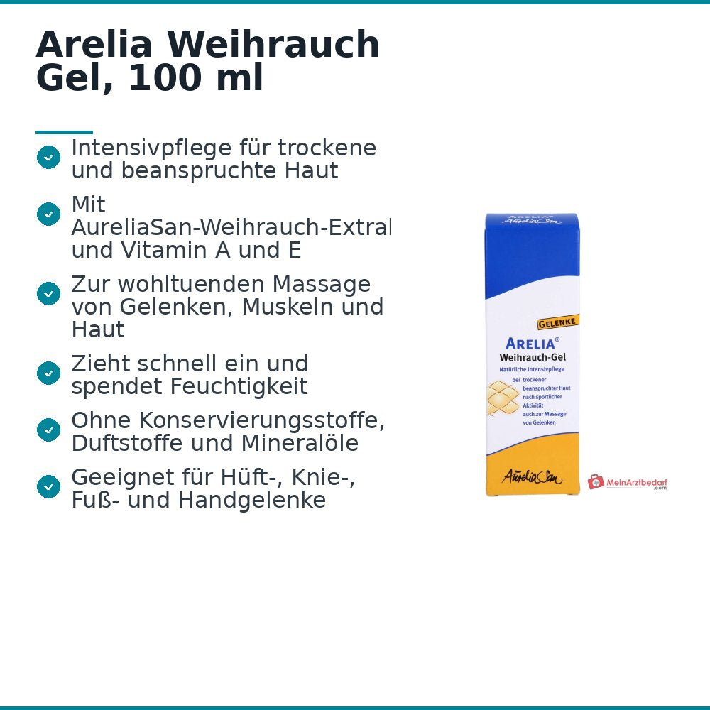 Arelia Weihrauch Gel, 100 ml.