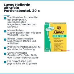 Luvos Heilerde ultrafein Portionsbeutel, 20 x 6,5 g.
