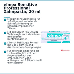 elmex Sensitive Professional Arginin Zahnpasta, 20 ml.