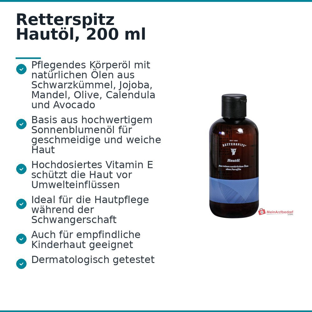 Retterspitz Hautöl, 200 ml.