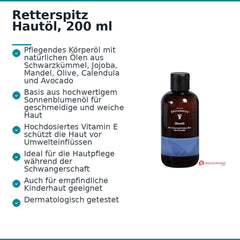 Retterspitz Hautöl, 200 ml.