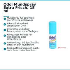 Odol Mundspray Extra Frisch, 15 ml.