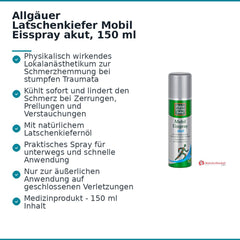 Allgäuer Latschenkiefer Mobil Eisspray akut, 150 ml.