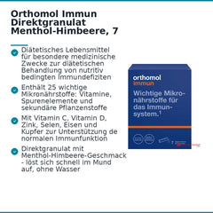 Orthomol Immun Direktgranulat Menthol-Himbeere, 7 St..