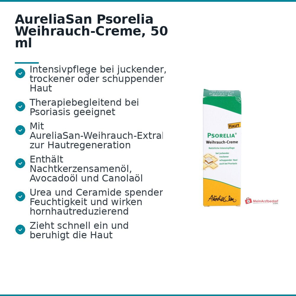 AureliaSan Psorelia Weihrauch-Creme, 50 ml.