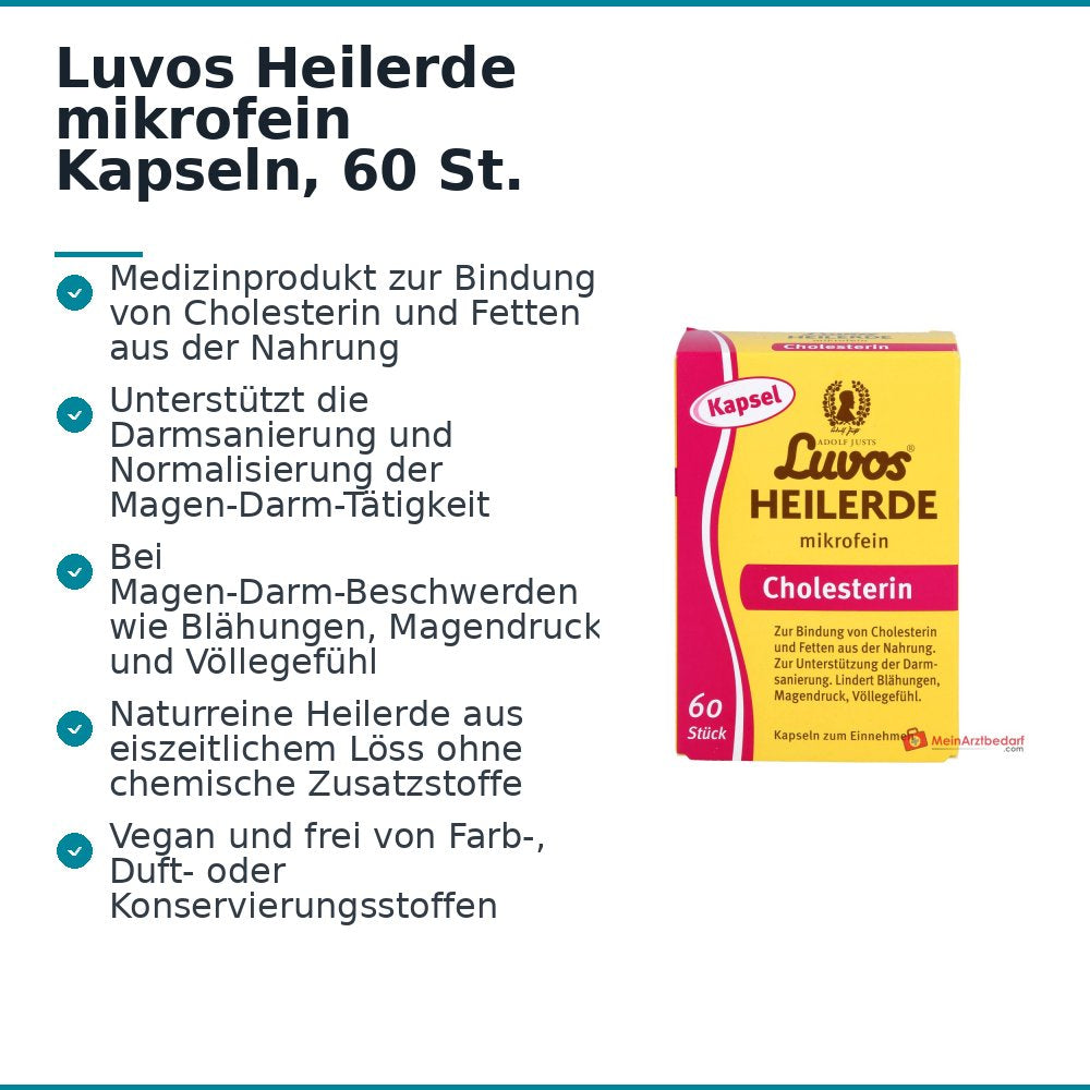Luvos Heilerde mikrofein Kapseln, 60 St..